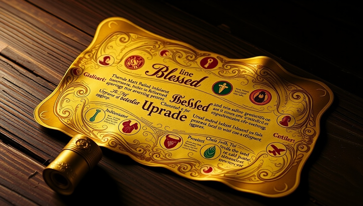 What Is a Blessed Upgrade Scroll