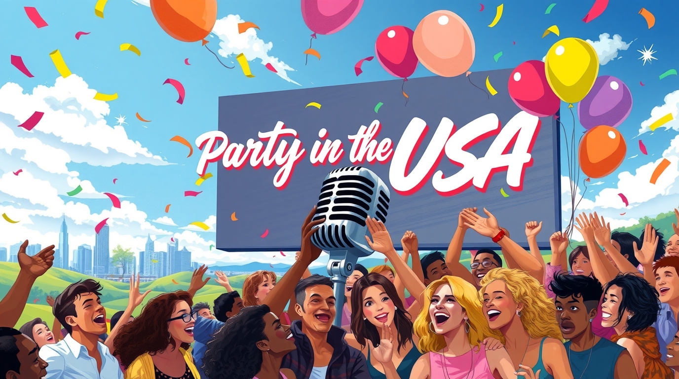 Exploring the Fun Behind Party in the USA Lyrics A Feel-Good Song for Everyone